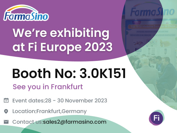  Farmasino Participation in FI Europe 2023 in Frankfurt